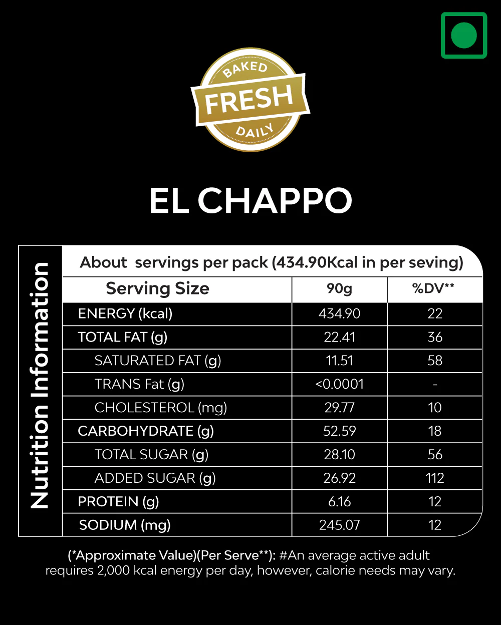 El Chappo (Lotus Biscoff & White Chocolate) - 100gm - Image 9