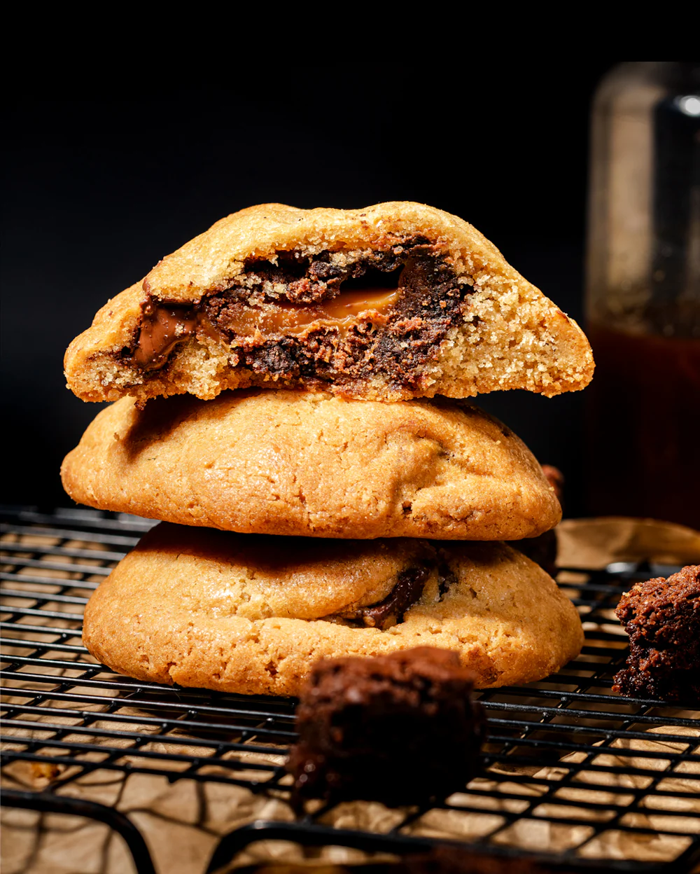 Scarface (Brownie Cookie filled with Caramel) - 110gm - Image 3